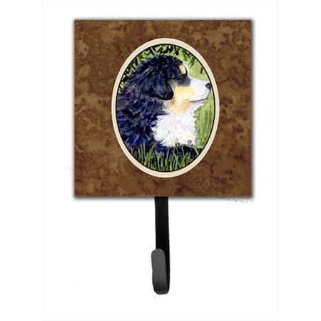 Micasa 4.25 x 6 in. Bernese Mountain Dog Leash Or Key Hook MI751967